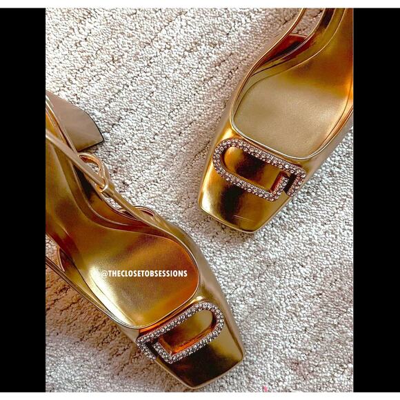 ZARA Square Toe Pumps NWT - Picture 14 of 16